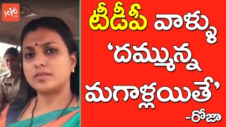 టీడీపీ వాళ్లు..దమ్మున్న మగాళ్లైతే! YCP MLA Roja Fires On TDP Govt - Selfie Video | YOYO TV