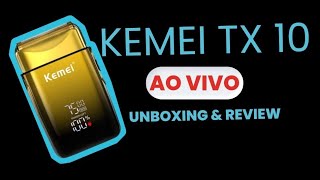 KEMEI TX 10 VALE A PENA! #unboxing \u0026 #review#kemei #kemeihairclipper