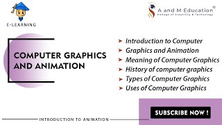 What is Computer Graphics | History of Computer Graphics | Animation | eLearning Video