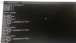 MULTI PASSENGER IN ELEVATOR CODES IN JAVA