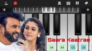 Saara Kaatrae Song | Annaatthe | Easy Piano Tutorial | Rajinikanth | D.Imman