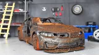Restoration Abandoned BMW M4 GTS Model Car