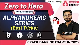 Alphanumeric Series Reasoning Tricks | Adda247 Banking Classes | Lec #13