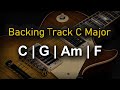 rock pop backing track c major 70 bpm guitar backing track