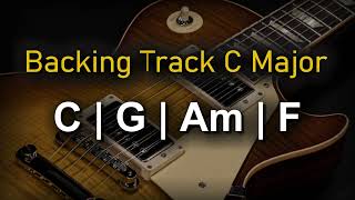 Rock Pop Backing Track C Major | 70 BPM | Guitar Backing Track