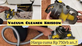 Review Vacuum Cleaner krisbow || vacuum cleaner || perabotan rumah tangga || review barang