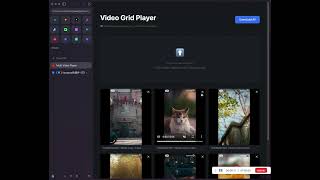 Video Grid Player Demo