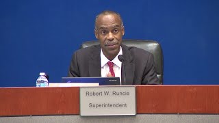 BCPS Superintendent Robert Runcie speaks about backlash over PROMISE program