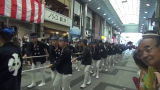 2018年　岸和田だんじり・宵宮　２２台・駅前パレード