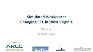 Simulated Workplace: Changing CTE in West Virginia