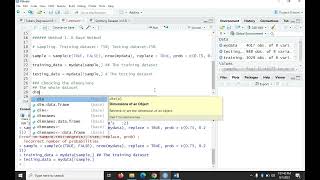 Three Methods for Training and Testing Datasets Split in R