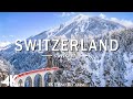 FLYING OVER SWITZERLAND (4K UHD) - Relaxing Music Along With Beautiful Nature Videos - 4K Video HD