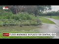 flood warnings issued for central queensland