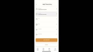 Submit manual timesheet in app