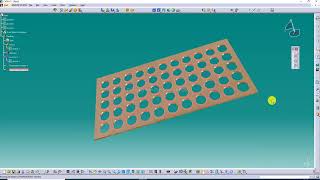 CATIA V5 GENERATIVE SHEET METAL DESIGN, RECTANGULAR PATTERN LECTURE-95B