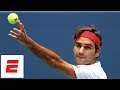 2018 Us Open Highlights Roger Federer Tops An Animated Benoit Paire In Second Round Espn