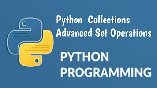 #18 Python Advanced Set - Python Tutorial for Beginners -Tek Solutions #teksolutions #python