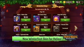 Winterfest Shop and Helios' New Magic Penetration Skin — Hero Wars: Dominion Era