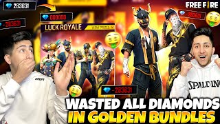 New Golden Elite Pass Bundles Opening😨😍- Garena Free Fire