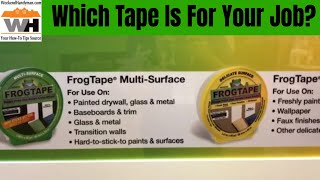 Which Tape Is The Best For Your Painting Job #Frogtape Multi Purpose and Delicate | Weekend Handyman