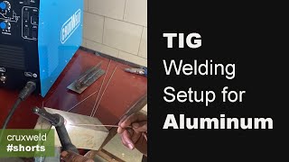 TIG Welding Setup for Aluminum 💥 #shorts