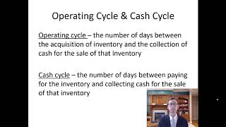 Tracing Cash, the Operating Cycle, and the Cash Cycle
