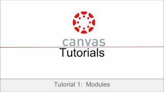 Canvas Tutorial 01: Modules