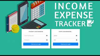 College Income Expense Tracker Project in PHP & MySQL