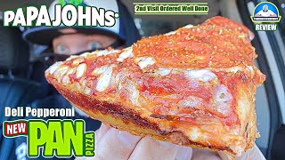 Ordering The NEW Papa Johns® Pan Pizza Well Done! 🍕 | 2nd Try | theendorsement