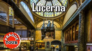 Palác #lucerna  . Walking tour of Prague, Czech Republic/🇨🇿