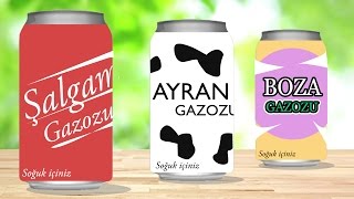 Türk İçeceklerini Gazoz Yaptık - Ayran, Şalgam, Boza