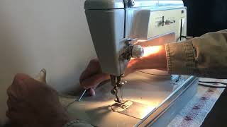 Singer 603 stitch demo