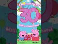 a big thank you for 30 million subscribers @peppapigofficial