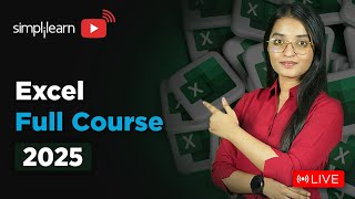 Excel Full Course 2025 | Excel Tutoring For Beginners | Microsoft Excel Tutorial | Simplilearn