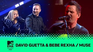 【2022 MTV EMA 精彩表演】David Guetta & Bebe Rexha 《I’m Good (Blue)》｜Muse 《Will of the People》