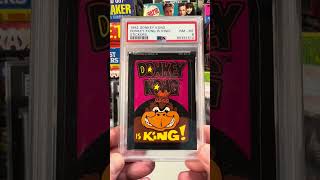 1982 Topps Donkey Kong Rookie - earliest Nintendo cards - #nonsportscards #topps #donkeykong #mario