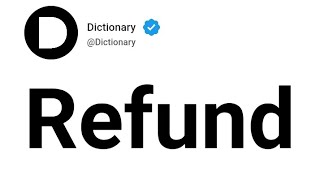 Refund Meaning In English