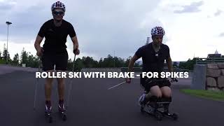 RollerSafe, roller skis with electronic brakes - SPIKE