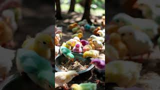 Adorable Baby chicks | Rainbow chicks #cute #ai #chicks #adorable