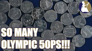 We Found So Many Olympic 50ps In A Coin Collection We Bought!!!