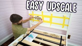 Small Details Upscale This Bedroom Makeover!