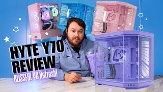 AVARigs | Hyte Y70 Taro Milk Unboxing | Purple PC Build | Blissful Pink PC Update