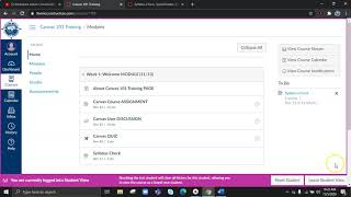 Creating Canvas Content with Modules (Instructor)