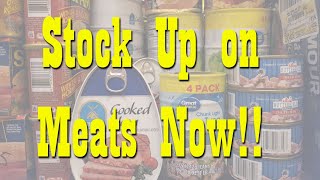 Stock your Prepper Pantry with canned Meats Now! ~ Preparedness