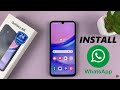 Samsung Galaxy A15: How To Install WhatsApp