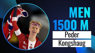 Peder KONGSHAUG (NOR) | Gold |  1500M Men | Heerenveen 2024 | #SpeedSkating