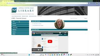Welcome to the Library Tutorials Catalog