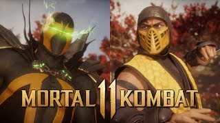 Mortal Kombat 11 - All Spawn VS Scorpion Intro Dialogue!