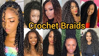 Cute Crochet Hairstyles for Black Women in 2025 | Crochet Braids Hairstyles | Crotchet Twist Braids