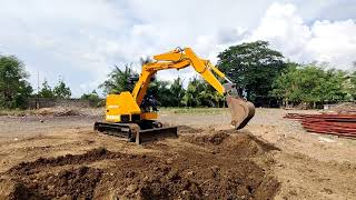 BACKHOE MITSUBISHI MXR55 ACTUAL PERFORMANCE